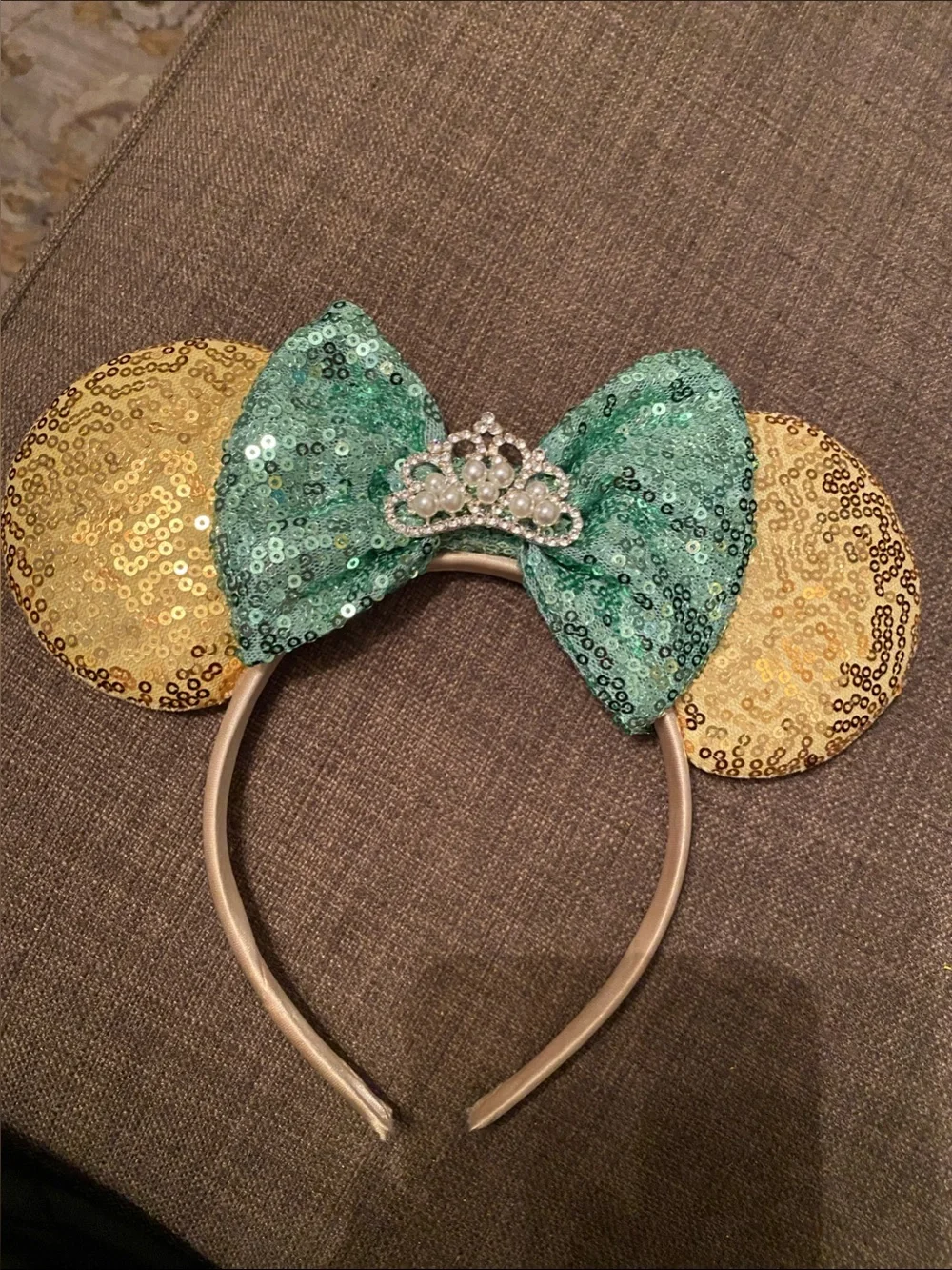 Tiana Sequin Princess Mouse Ear Headband